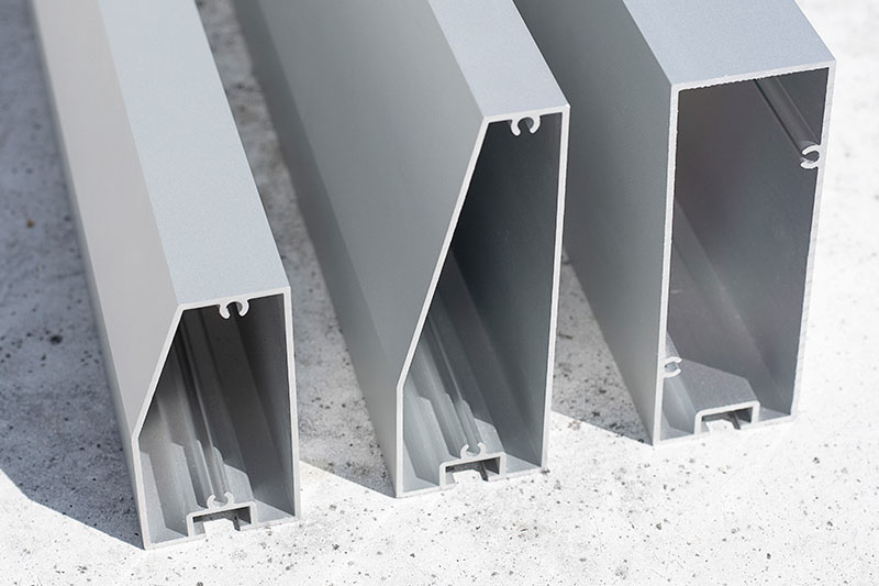 Aluminiums facadelameller